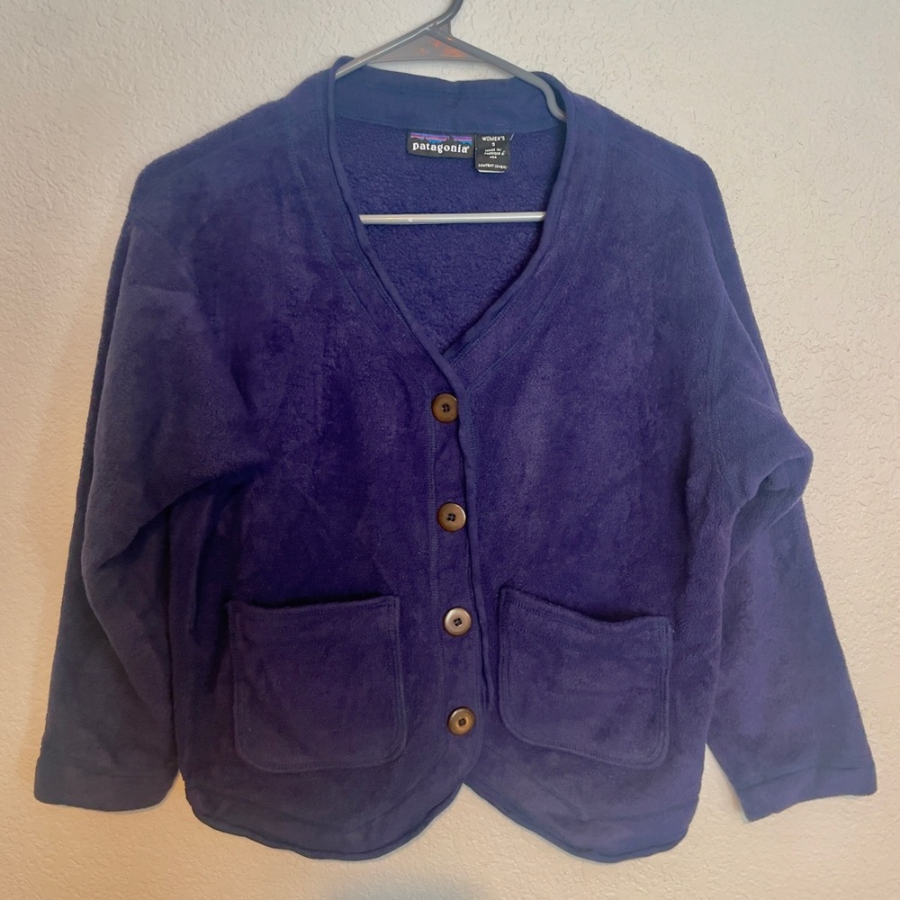 Y2K Vintage Patagonia Deep indigo Fleece Jacket